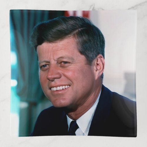 Oval Office of President John F Kennedy Trinket Tray