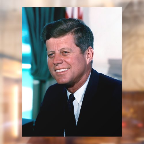 Oval Office of President John F Kennedy Window Cling