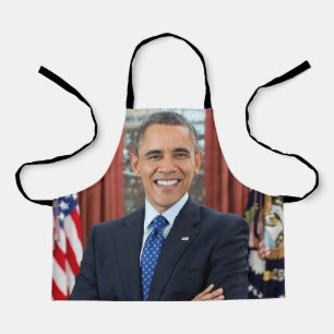 Oval Office Portrait, Obama Barack US President Apron