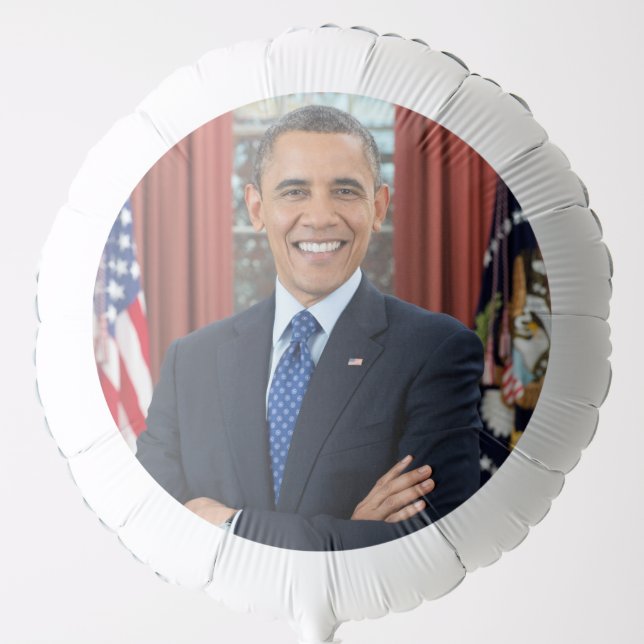Oval Office Portrait, Obama Barack US President Balloon (Front)