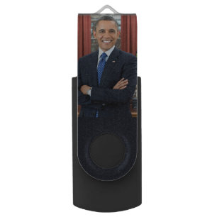 Oval Office Portrait, Obama Barack US President Flash Drive