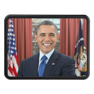 Oval Office Portrait, Obama Barack US President Hitch Cover