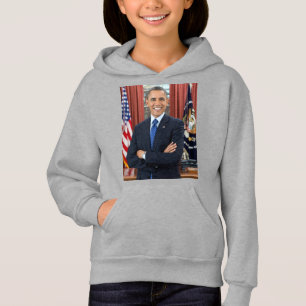 Oval Office Portrait, Obama Barack US President Hoodie