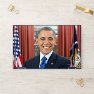 Oval Office Portrait, Obama Barack US President HP Laptop Skin
