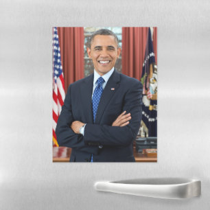 Oval Office Portrait, Obama Barack US President Magnetic Dry Erase Sheet