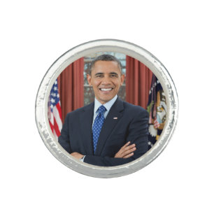 Oval Office Portrait, Obama Barack US President Ring