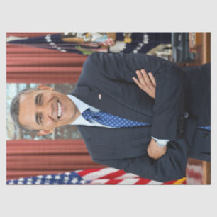 Oval Office Portrait, Obama Barack US President Tissue Paper