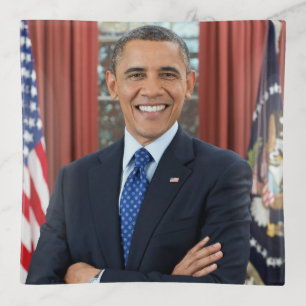 Oval Office Portrait, Obama Barack US President Trinket Tray