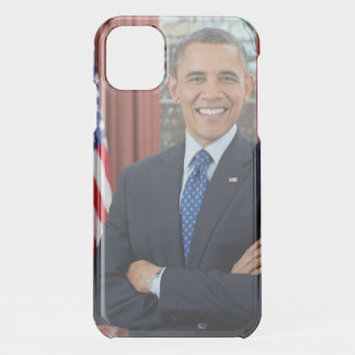 Oval Office Portrait, Obama Barack US President iPhone 11 Case