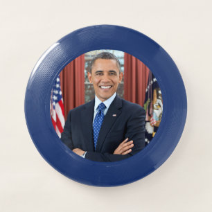 Oval Office Portrait, Obama Barack US President Wham-O Frisbee