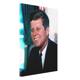 Oval Office President John Jack F. Kennedy Canvas Print