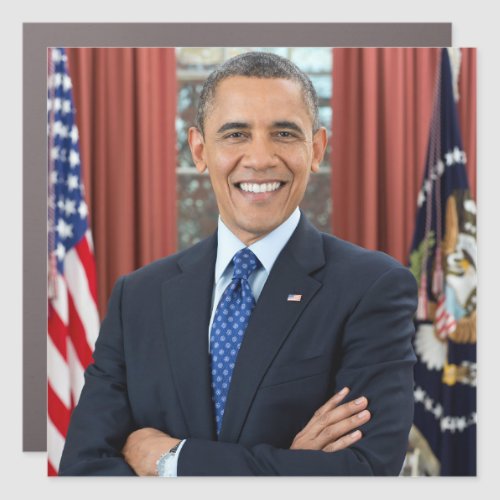 Oval Office US 44th President Obama Barack  Car Magnet