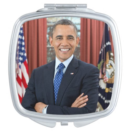 Oval Office US 44th President Obama Barack  Compact Mirror