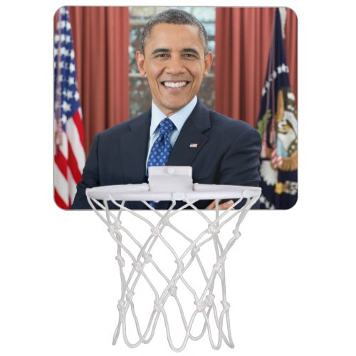 Oval Office US 44th President Obama Barack  Mini Basketball Hoop