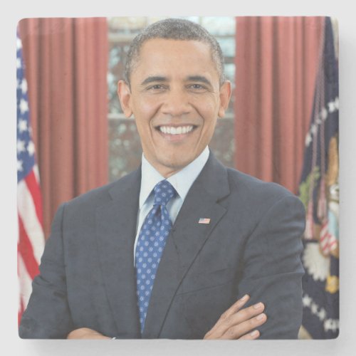 Oval Office US 44th President Obama Barack  Stone Coaster