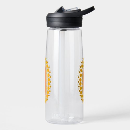 oval ornament water bottle