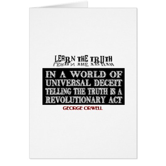 OVAL ORWELL UNIVERSAL DECEIT CARD