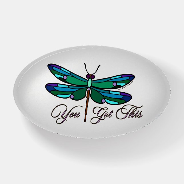 Oval Paperweight - You Got This (Front)