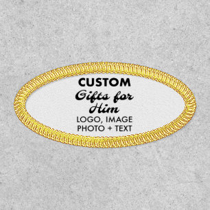 OVAL PATCH Custom Gifts for Him