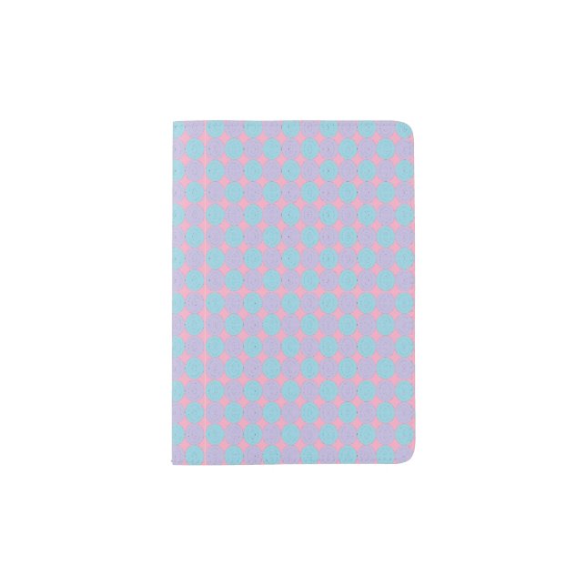 Oval pattern high tops passport holder (Front)