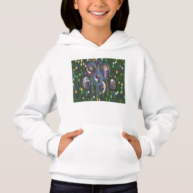 Oval pattern hoodie (Front)