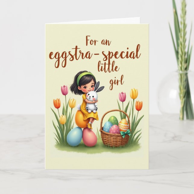 Oval Pattern Springtime Cheer Card (Front)