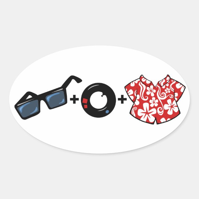 Oval PB Math sticker (Front)