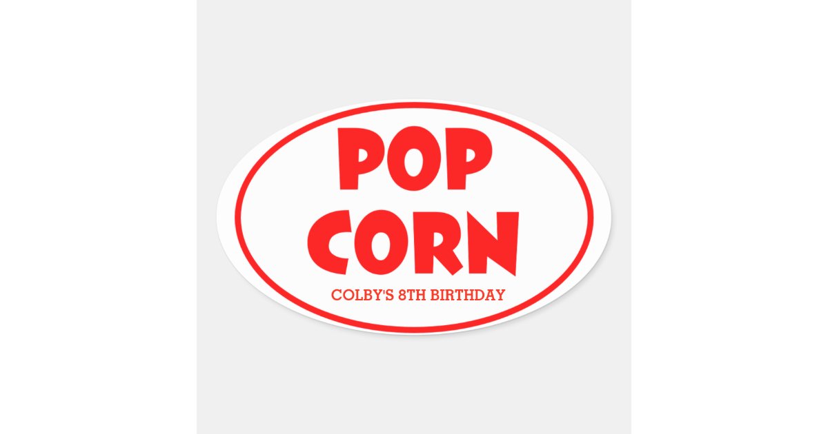 Disney Popcorn Stickers for Sale