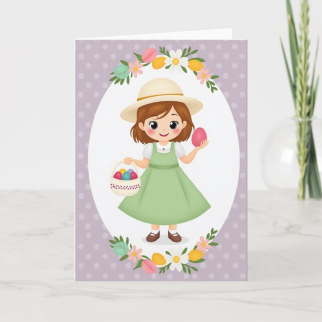 Oval Portrait Pattern Card (Front)