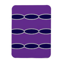 Oval Purple Chain Pattern