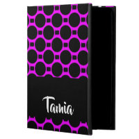 Oval shapes pink black powis iPad air 2 case