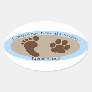 Oval Sticker: LOOLAorg Oval Sticker