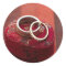 Oval Wedding Favor Seals Wedding Rings Storage Box