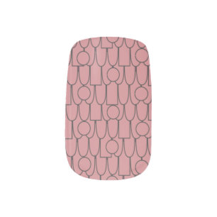 Ovals and Rectangles and Circles, Oh My! Minx Nail Art