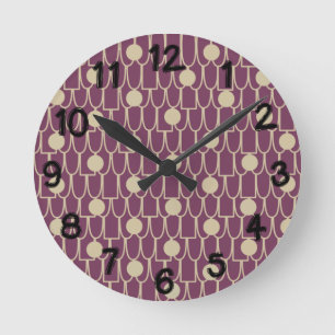 Ovals and Rectangles and Circles, Oh My! Round Clock