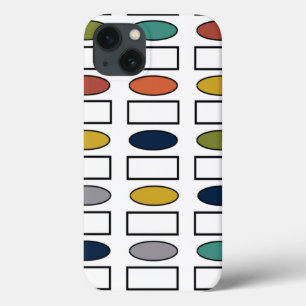 Ovals and Rectangles iPhone 13 Case