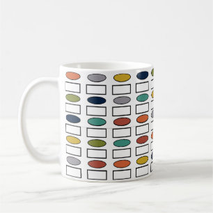 Ovals and Rectangles  Coffee Mug