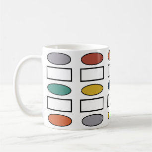 Ovals and Rectangles  Coffee Mug
