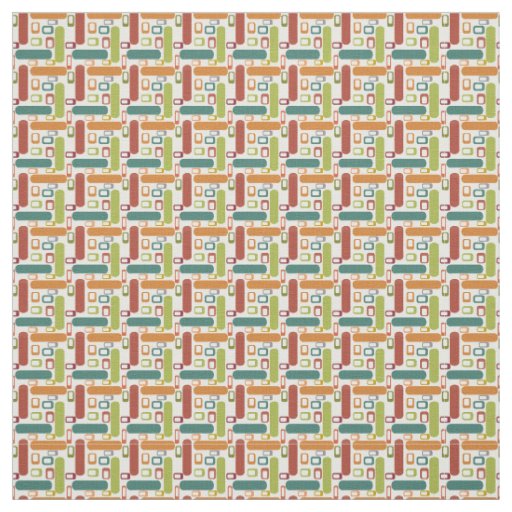 Ovals and Rectangles  Fabric