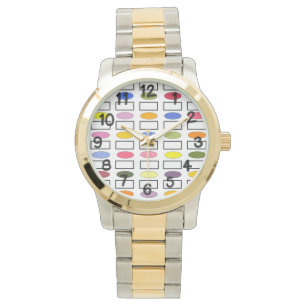 Ovals and Rectangles – Flower Garden  Watch