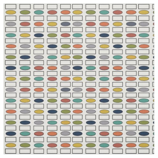 Ovals and Rectangles – Large Fabric