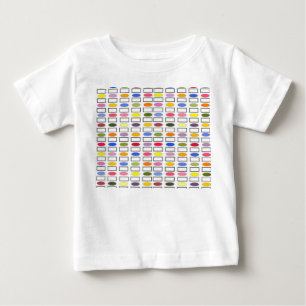 Ovals and Rectangles – Small Flower Garden  Baby T-Shirt