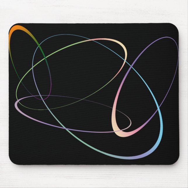 Ovals by Fran Hogan mousepad (Front)