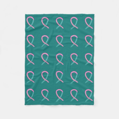 Ovarian  Breast Cancer Syndrome Awareness Blanket