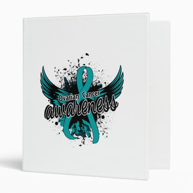 Ovarian Cancer Awareness 16 3 Ring Binder (Front/Inside)