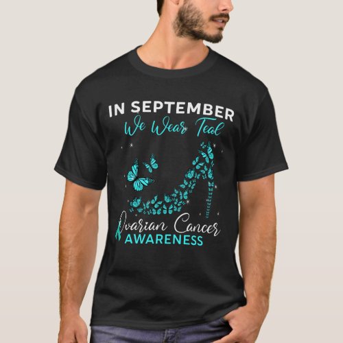 Ovarian Cancer Awareness Butterfly PNG File For Sh T_Shirt