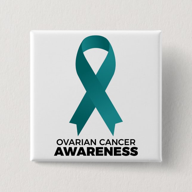 Ovarian Cancer Awareness Button (Front)