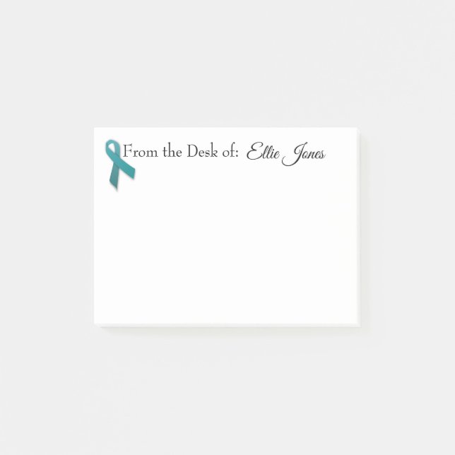 Ovarian Cancer Awareness (fully customizable) Post-it Notes (Front)