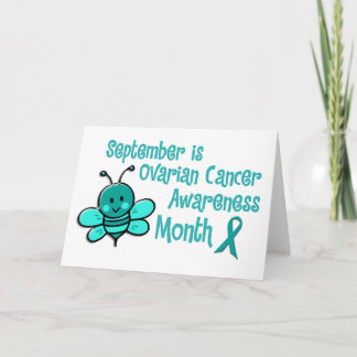 Ovarian Cancer Awareness Month Bee 1.3 Card