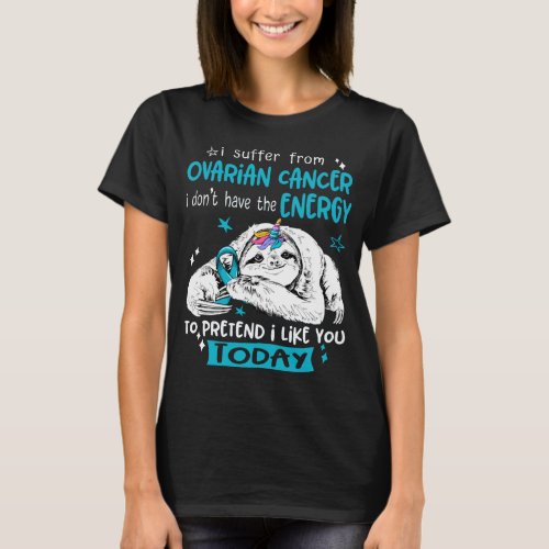 Ovarian Cancer Awareness Month Ribbon Gifts T_Shirt